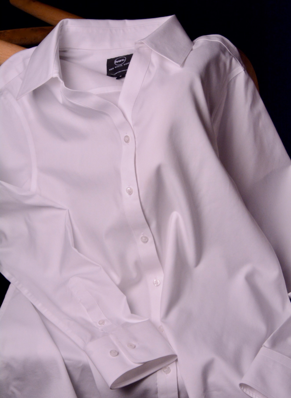 Split Neck – Her White Shirt Split Neck – Her White Shirt